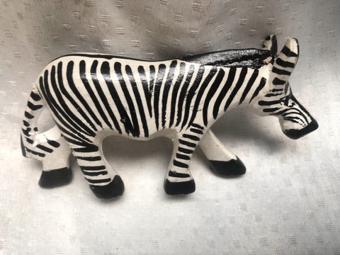 Wooden zebra curving/ home decor sculpture/ decorative zebra curving