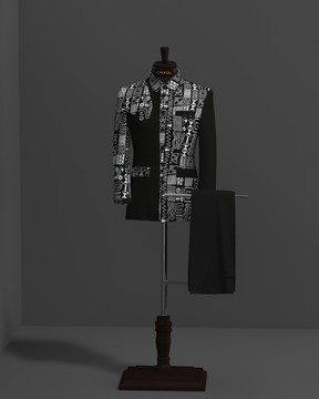 KAPL Print Safari Suit