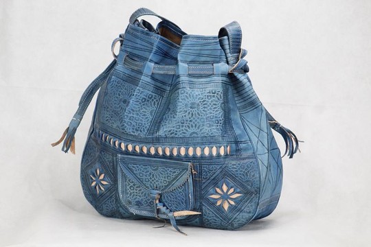 Very good quality handmade original real leather backpack