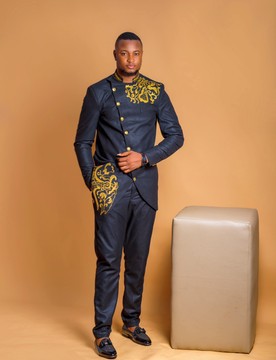 African men suit, Nigerian men's wear, men's wedding suit
