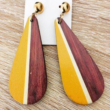 Wooden earrings