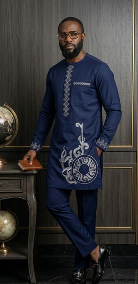 Kaftan brodé pour homme