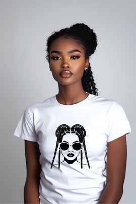 T-shirt « Georgeous Black Girl »