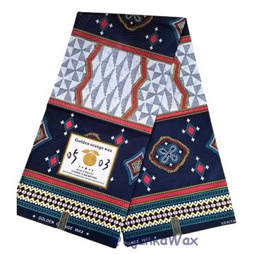 Tissu pagne Ndop Bamiléké du Cameroun en coton léger 2 yards