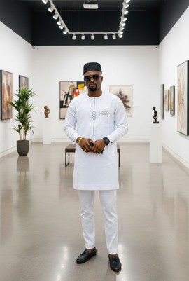 African Men’s Suit | African Wedding Suit | Senator Suit | Dashiki Shirt | Men’s Kaftan
