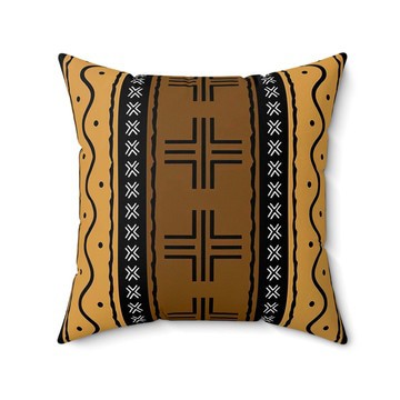 (2 Sets) - African Pillows Covers Mudcloth | Tribal Decoration (MORE SIZES AVAILABLE)