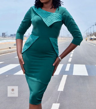 Robe Anikê verte