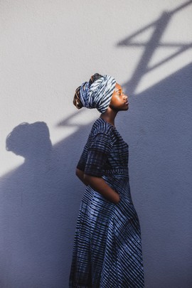 Shibouri wrap dress