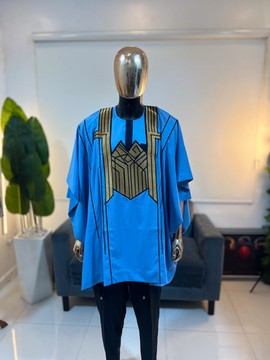 A sub Saharan African attract (mini agbada) available in any color and combination. Best seller