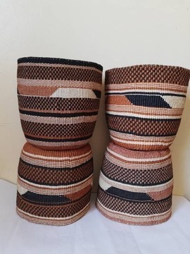 Jardinière en sisal tissé, support pour plante en sisal, support pour plante succulente, panier de rangement pour jouets,