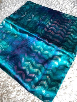 4 Yards Adire Silk Fabric, Nigeria Tribal Dashiki, Nigerian Wedding Dress, Adire Tie Dye Fabric