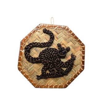 Décoration/ Art Vanille bourbon tressée: MAKI- LEMURIEN de Madagascar/ Collection VAVASAHA"
