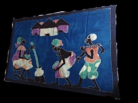 tableau batik seine du village