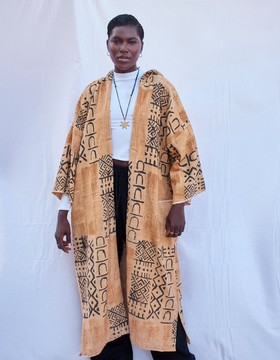 Agyemang Hooded Bogolan Cloak (Pre-Order)