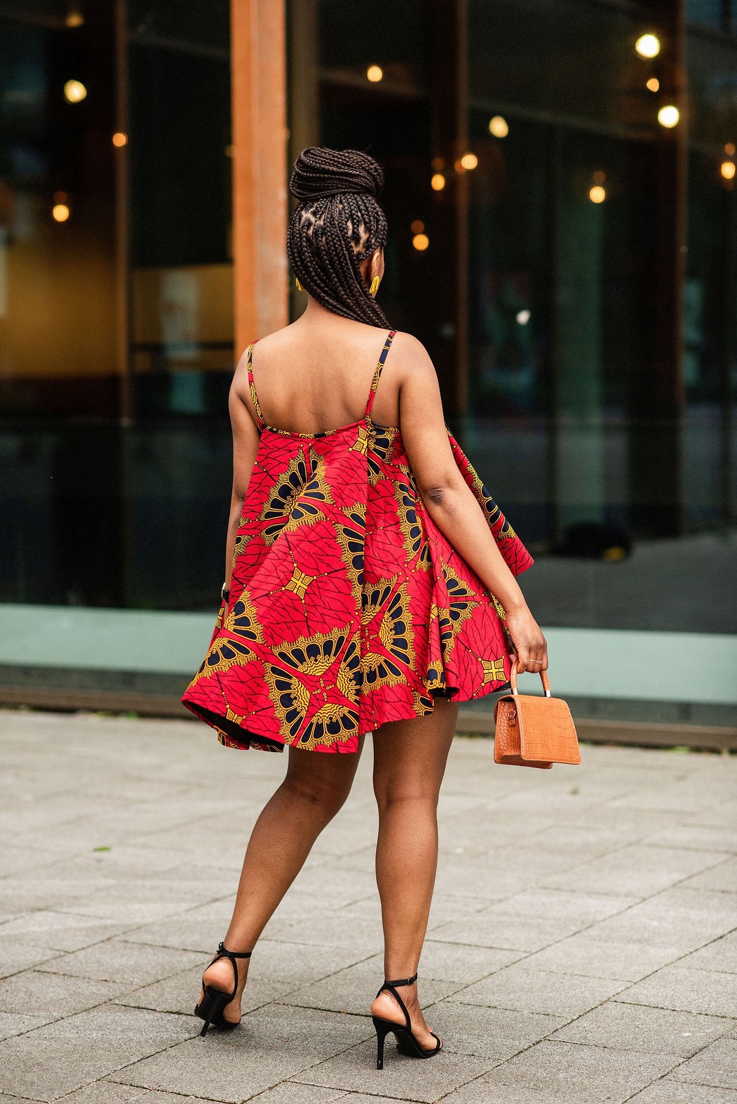 LEENA RED FLARE TOP by heritageclothings - Peplum Tops - ANKA