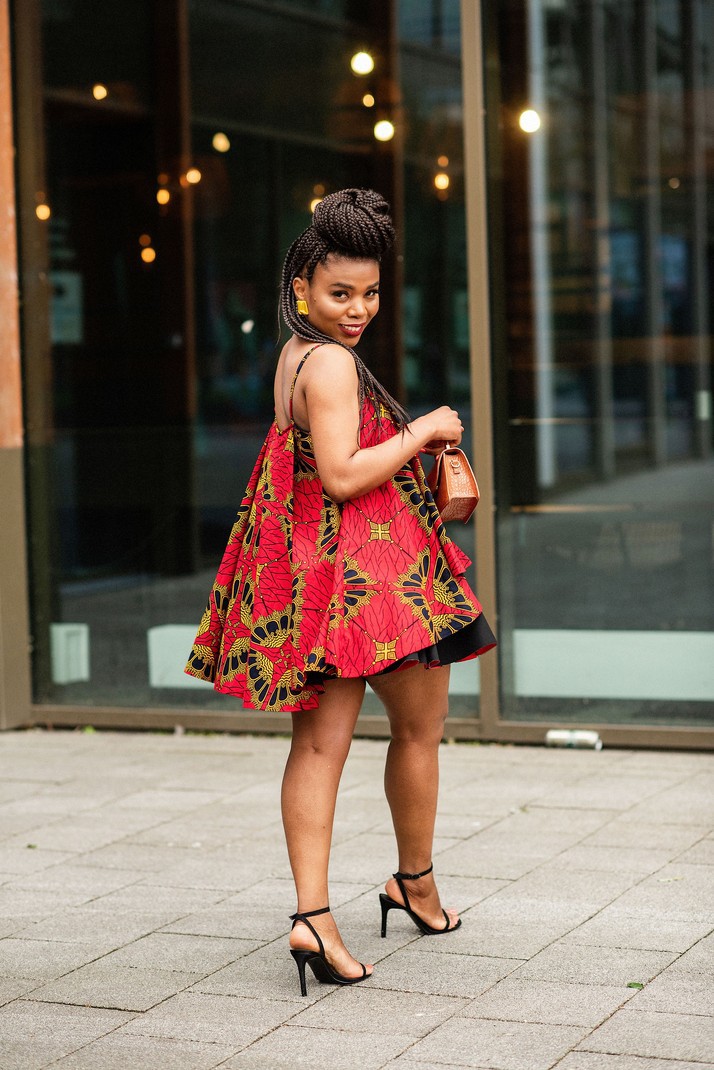 LEENA RED FLARE TOP by heritageclothings - Peplum Tops - ANKA