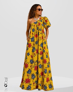 Robe longue épaules dénudées