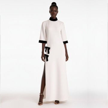 Sia Maxi Crepe Caftan Dress- Resort '20 Collection