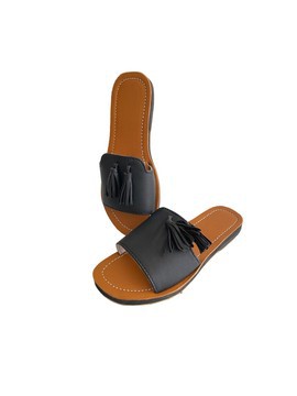 Sandale en cuir véritable haute qualité fait main mode femme