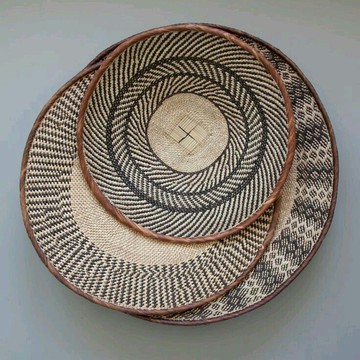 3 pcs 41cm Large handmade tonga baskets