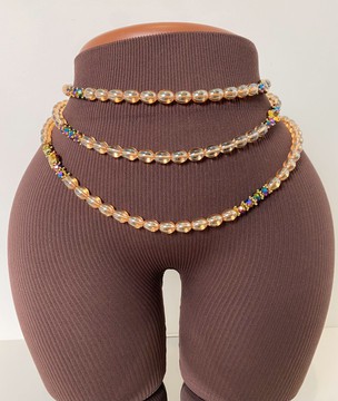 Perle de taille, chaîne de taille, bayas , bine bine , collier de taille, collier de ventre
