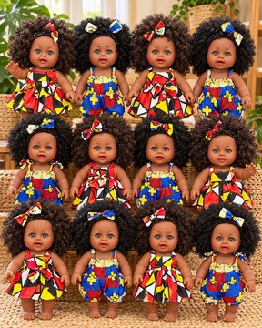 Lot de 30 Poupées africaine 30 pouces