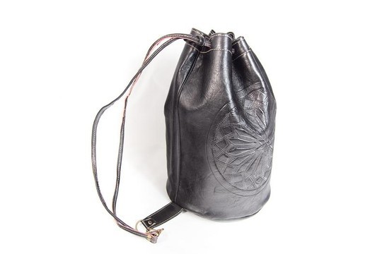 Very good quality handmade original real leather backpack
