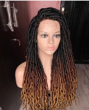 Biodun  nu locs wig with frontal lace