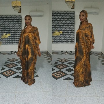 Adire caftan dress ,African prints dress