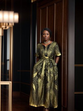 GIRL'S GOLDEN DRESS