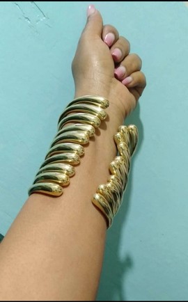 Bracelets africains, 10 bracelets, bracelets en laiton.