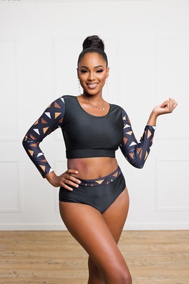Biba long-sleeved swimsuit