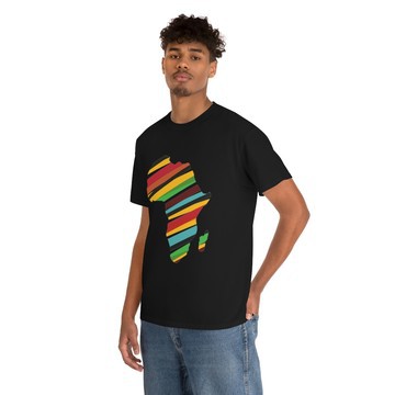 Men’s I Am Africa T-Shirt | Bold African Pride Graphic Tee | Afro Inspired Cultural Streetwear