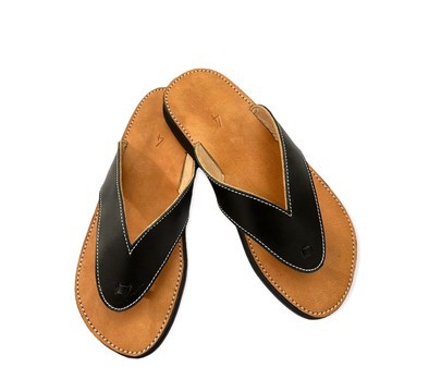 Sandale en vrai cuir Marron mode homme de très haute qualité