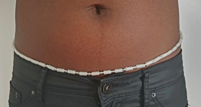 A belly chain "bine bine" "baya" waist jewel, Waist beads, body jewel