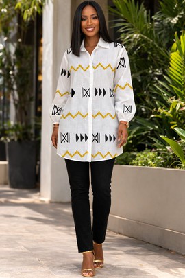 The Ancestry Bloom Shirt Dress – Tradition reborn