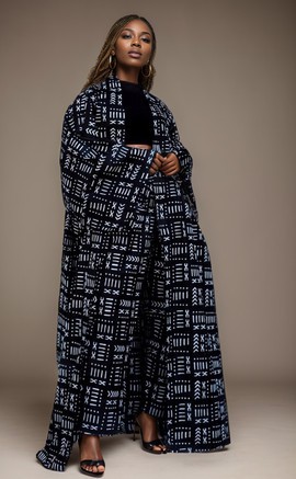 TROUSERS AND KIMONO SET