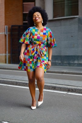 BUKOLA MULTICOLOURED ROMPER