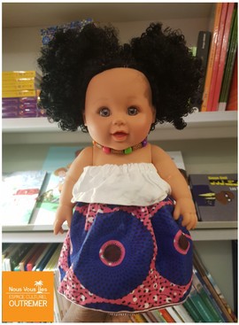 BLACK Doll (Métis) Cassidy Colibri Dolls - Wax