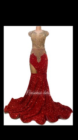 Robe de bal rouge, robe rouge sexy, robe à paillettes rouges, robe de bal à paillettes