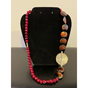 Collier ethnique rouge