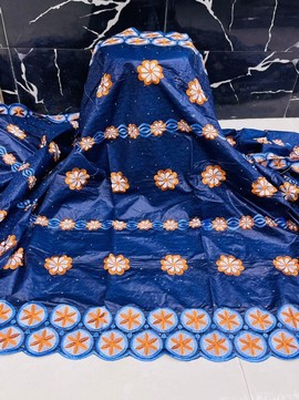 Embellished Bazin Riche fabric/ 100% cotton/ 5 meters/ brocade getzner