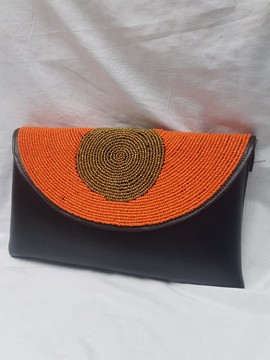 Beaded clutch bag, evening purse