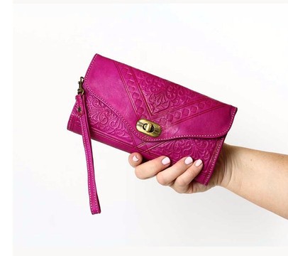 handmade real leather wallet