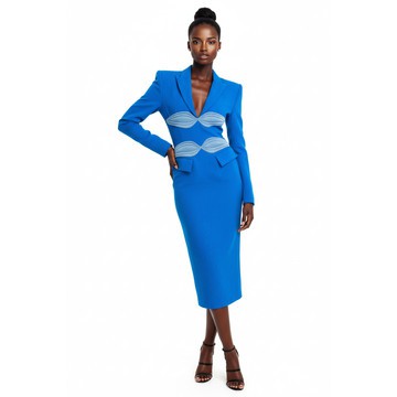 November Skye Midi Blazer Dress || Aria House