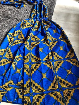 Robe wax multicolore