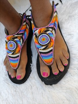 Sandales de gladiateur, sandales de femme, sandale de maasai africain, sandales de gladiateur longues