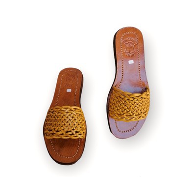 Sandale en cuir véritable haute qualité fait main mode femme