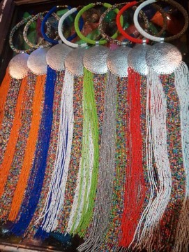 10 colliers / collier de perles / collier africain / cadeau pour elle / collier africain / perles zoulou