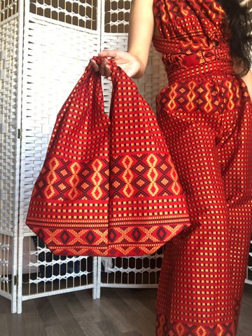 Sac à main en wax